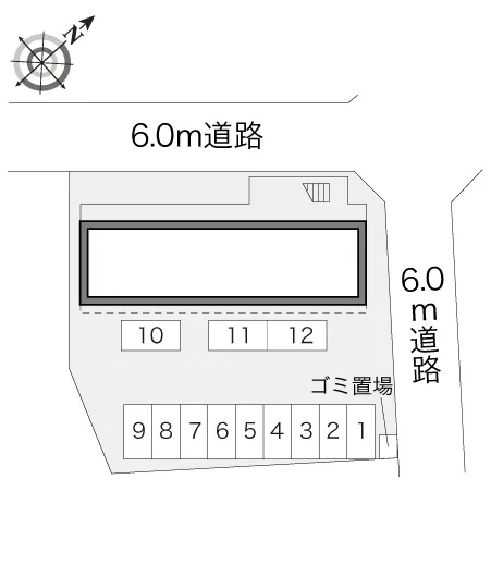 ★手数料０円★笠間市笠間　月極駐車場（LP）